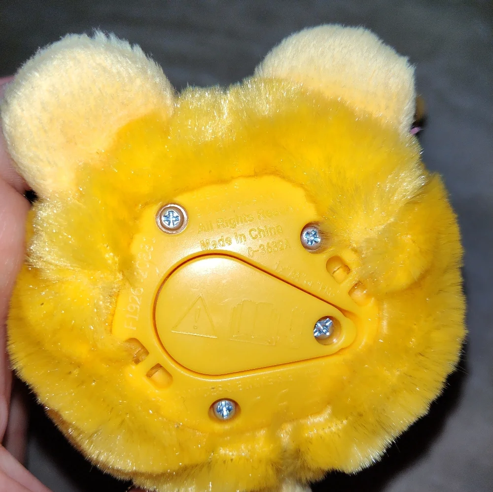 Interactive Light Up Plush Toy with Sound Big Eyes Battery Operated